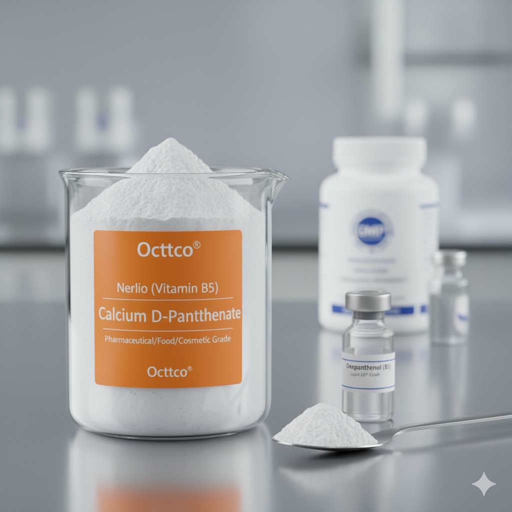 تأمین و فروش ویتامین B5 (کلسیم دی پانتوتنات / دکسپانتنول)